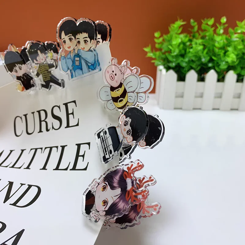 Wholesale Custom Cute Acrylic Paper Clip Cartoon Decorative Bookmark Binder Clips Memo File Index Photo Clamp Stationery School