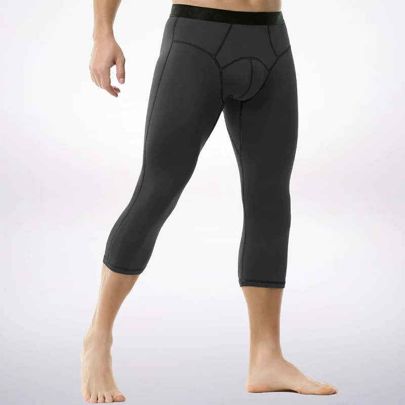 Long Johns men's leggings autumn and winter thin tight flannel pants plus fat size to wear thermal pants boys