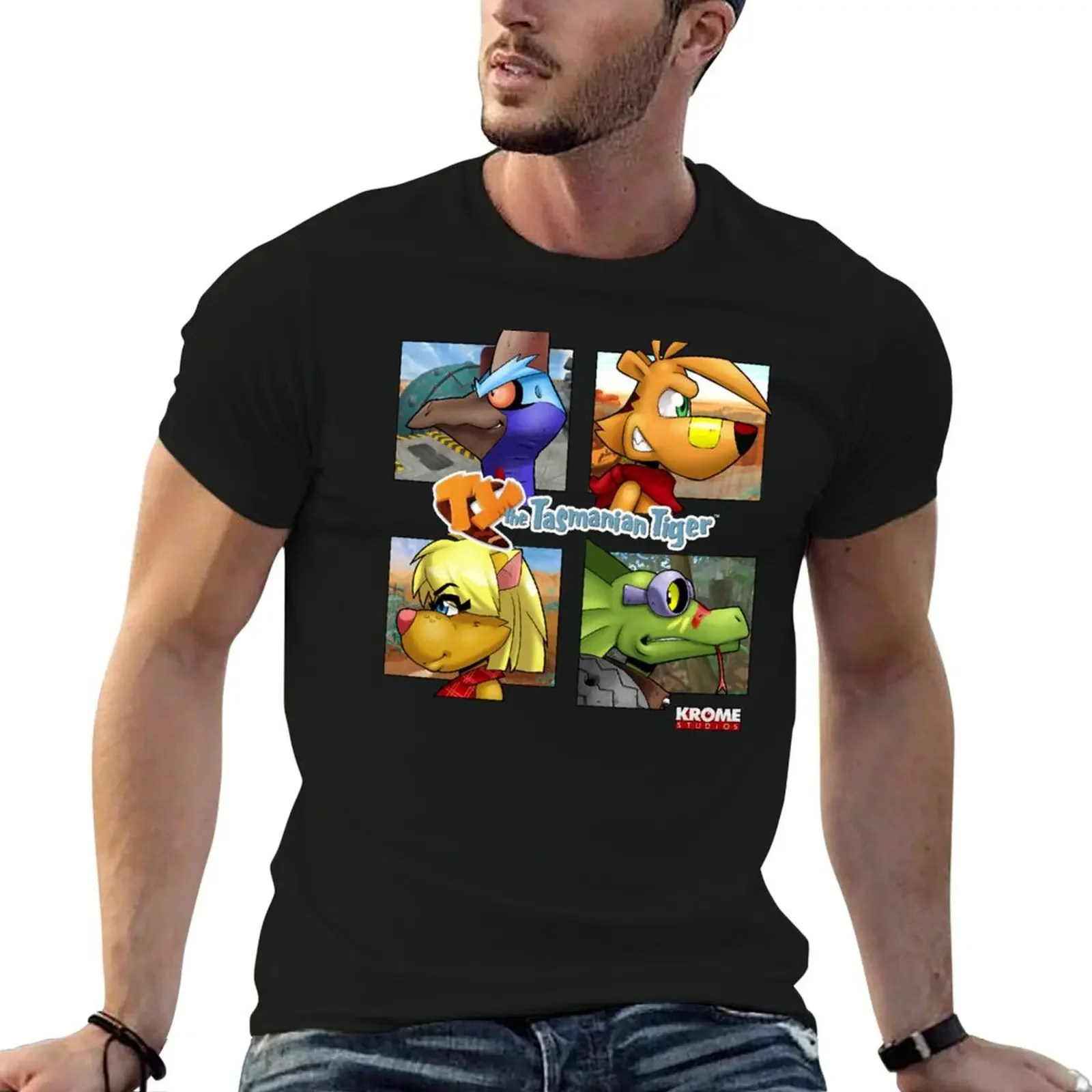 

Four TY ways T-Shirt fashion shirts custom t shirt funny meme t-shirts Luxury man Men's cotton t-shirt