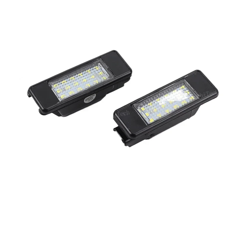 Éclairage de Plaque de Planificateur d'Immatriculation LED, Lampe de 12V, pour KIT 106, 1007, 207CC, 307, 308, 3008, 406, 508, pour Cristaux, C2, C3, C5, C6, C8, 2 Pièces