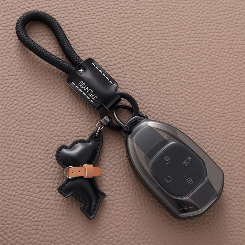 

Чехол для автомобильного ключа из ТПУ, чехол для дистанционного управления, держатель-цепочка, брелок для GAC Trumpchi New Empow J11 J12 J13 J15 J16 GS8 GS4 GS3 Emzoom 2025