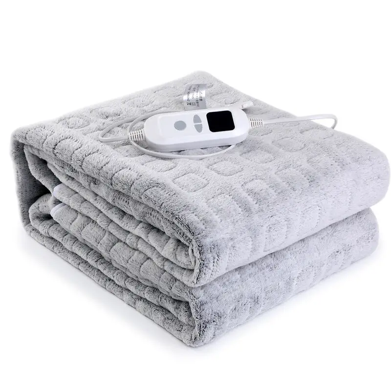 

Winter Electric Blanket with Adjustable Temperature - Heated Throw for Home & Office Warmth