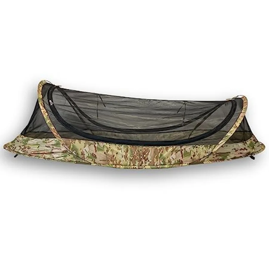 

Легкая одноместная палатка-бивуак с сеткой для сна для кемпинга, выживания, походов и защиты от насекомых