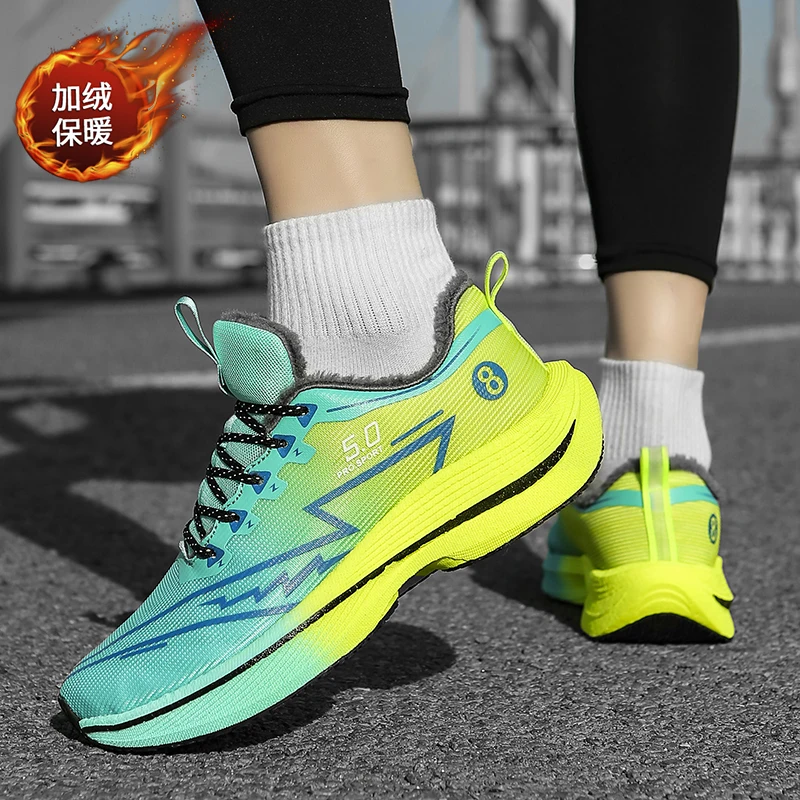 

New Men's Warm Sports Shoes Outdoor Soft Soled Professional Training Shoes Running Shoe Lightweight Non Slip Casual Couple Shoes