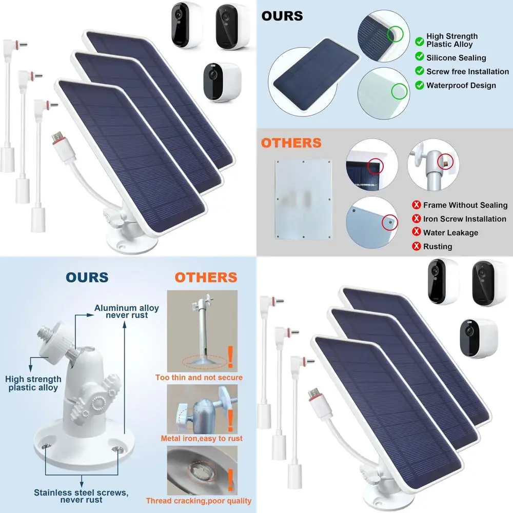 

Система наружных камер видеонаблюдения, 13T, всепогодная, 3 крепления из сплава для камер 2K/2K XL
