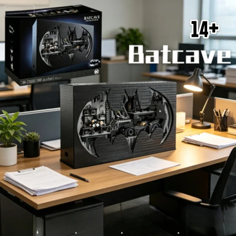 

Bandai Detailed Model Kit New Arrival 76252 Batcave Premium Design Office Display Present for Fans compatible with LEGO bricks
