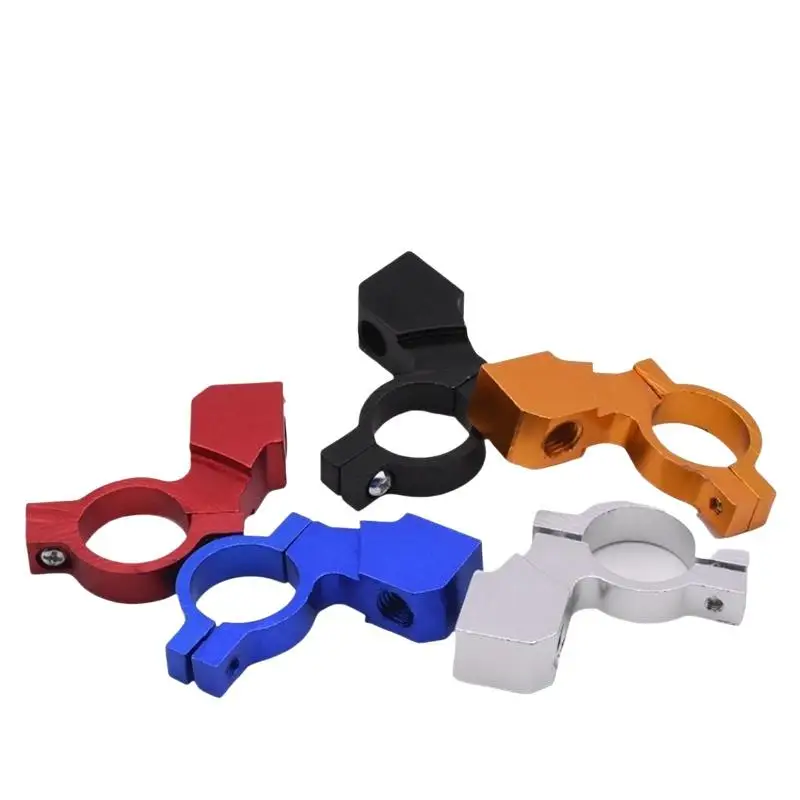 2Pcs Universal Modification Motorcycle Mirror Mount Aluminum Alloy 8/10mm Handlebar Rearview Holder for Multiple Motorbike Types