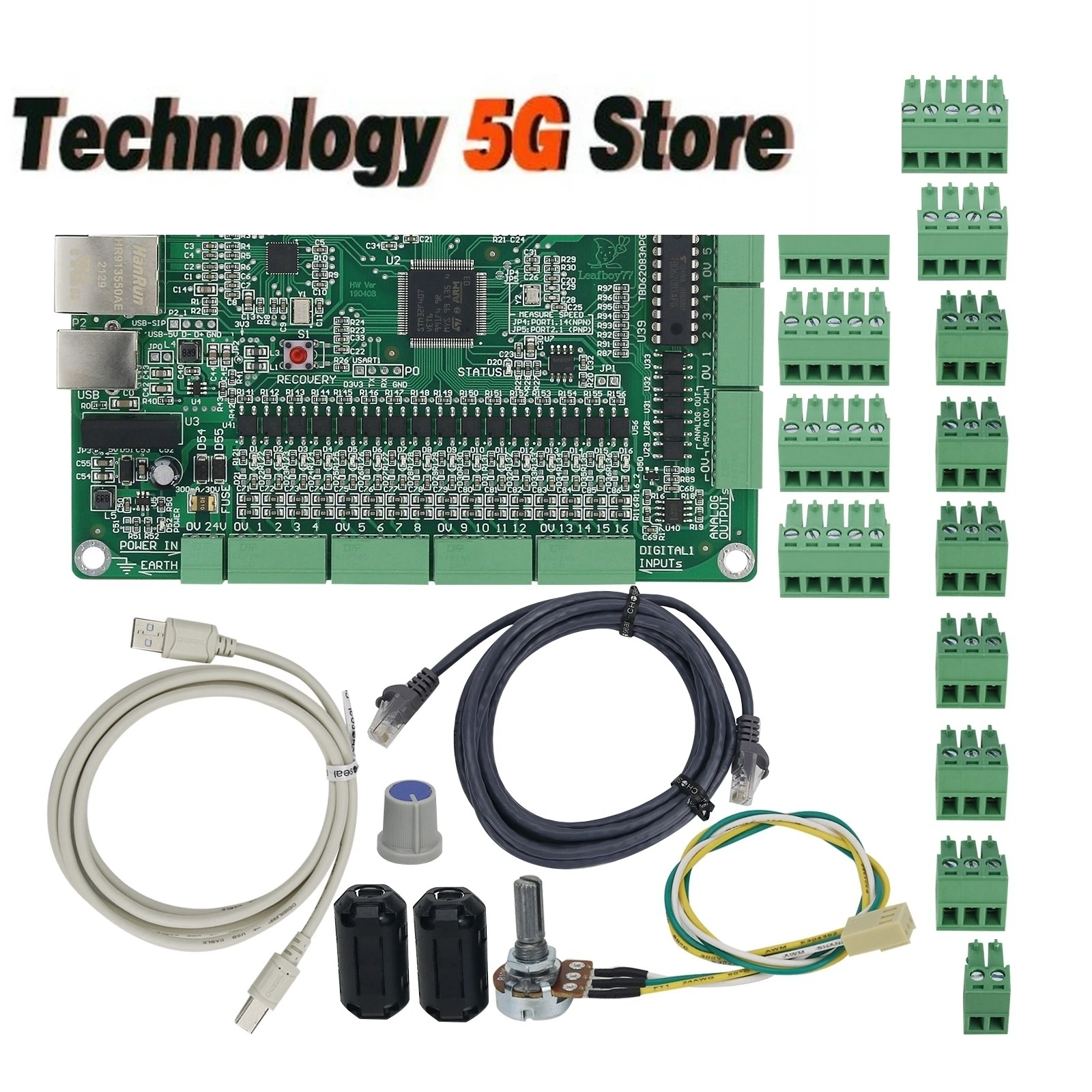 

6 Axis Mach3 Controller Board CNC Motion Controller Support USB + Ethernet For CNC Engraving Machine