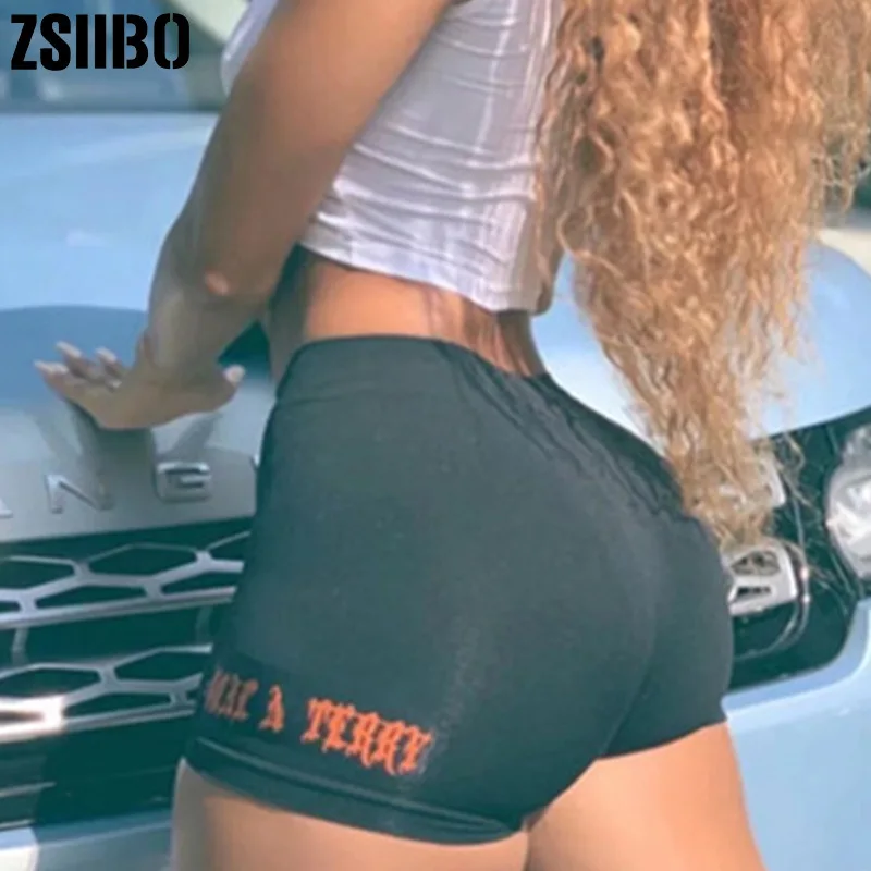 European and American cycling fitness pants women's clothing five points casual tight fashionable trendy daily leggings women