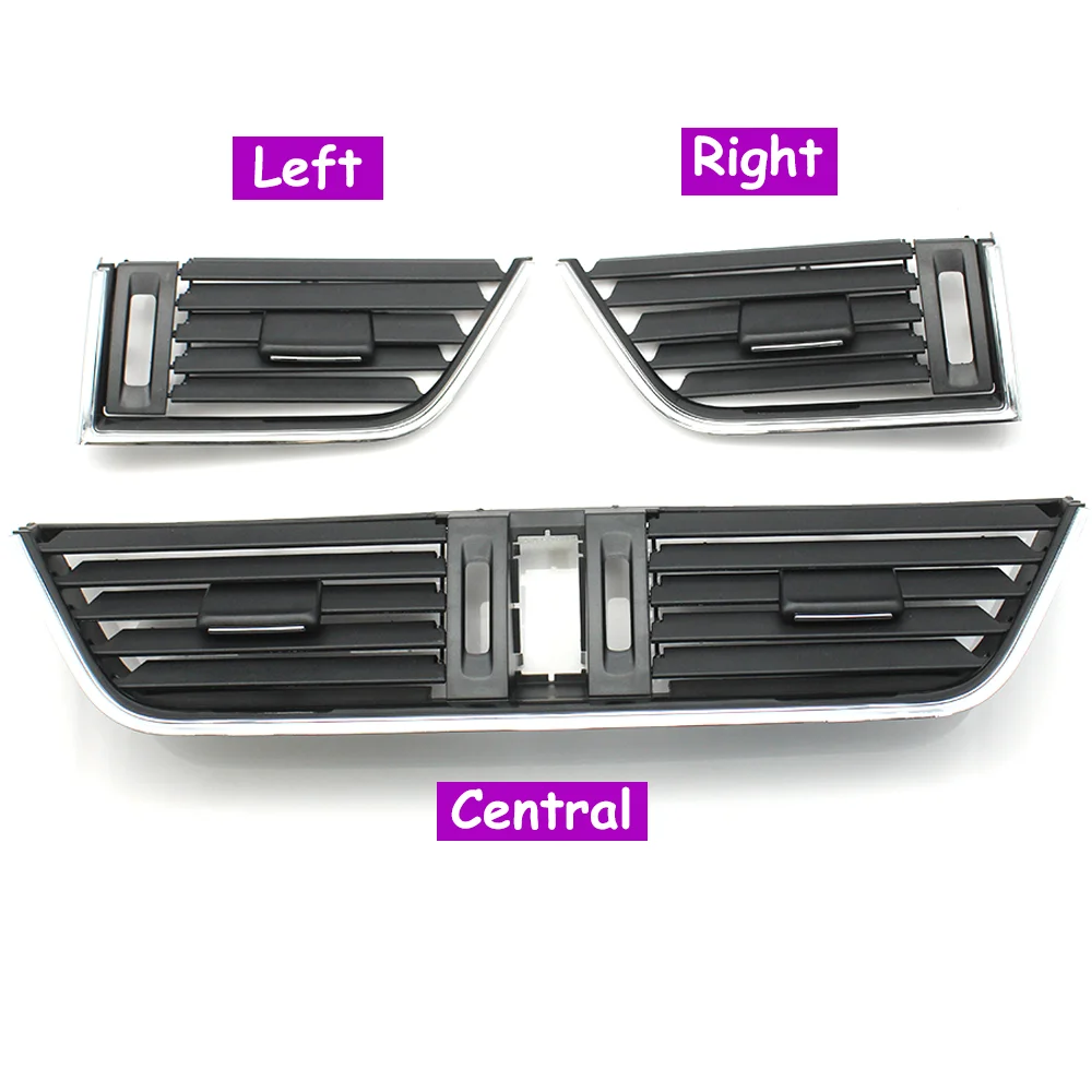 Octavia Auto Front Center Dashboard Links Rechts Midden Ac Vent Grille Air Vent Panel Cover Voor Skoda 2013-2021 5E0820951C