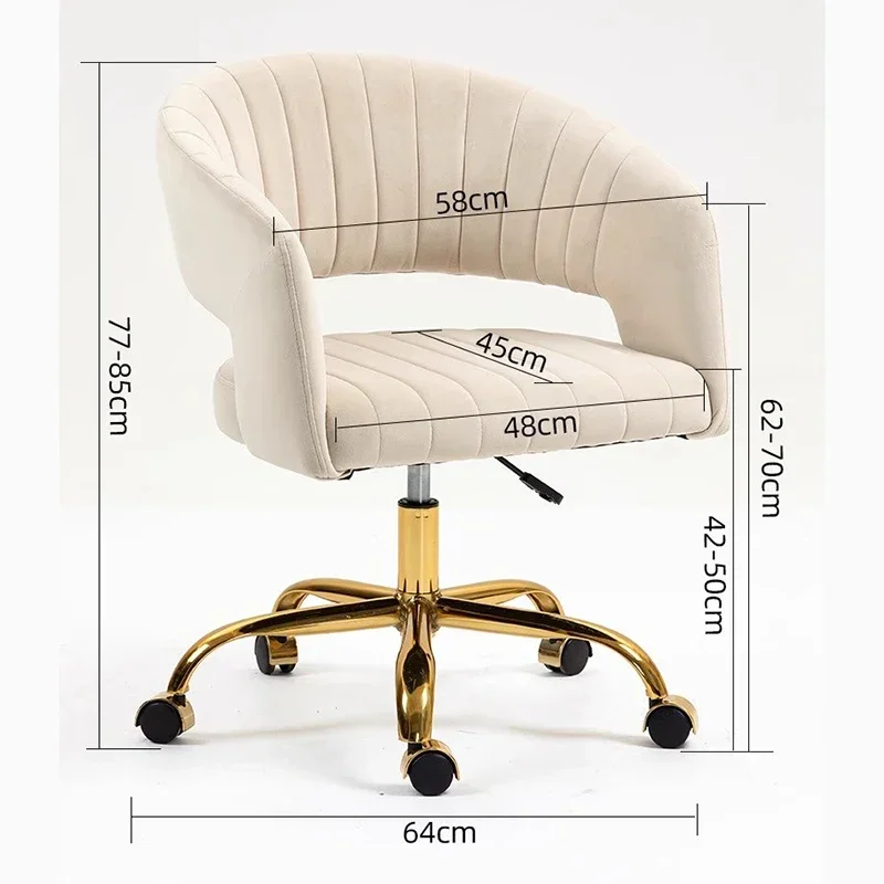 Nordic Luxury Office Chairs Modern Ergonomic Desk Gaming Computer High Back Office Chairs & Sofas Arm Furniture Cadeira FYOC