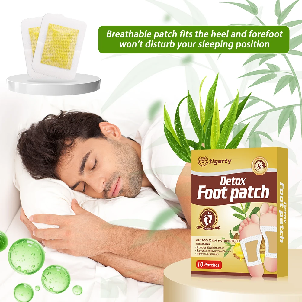 

10patches/box, trending products detox foot pads Deep elimination of impurities in the body, awakening vitality, Foot Patch