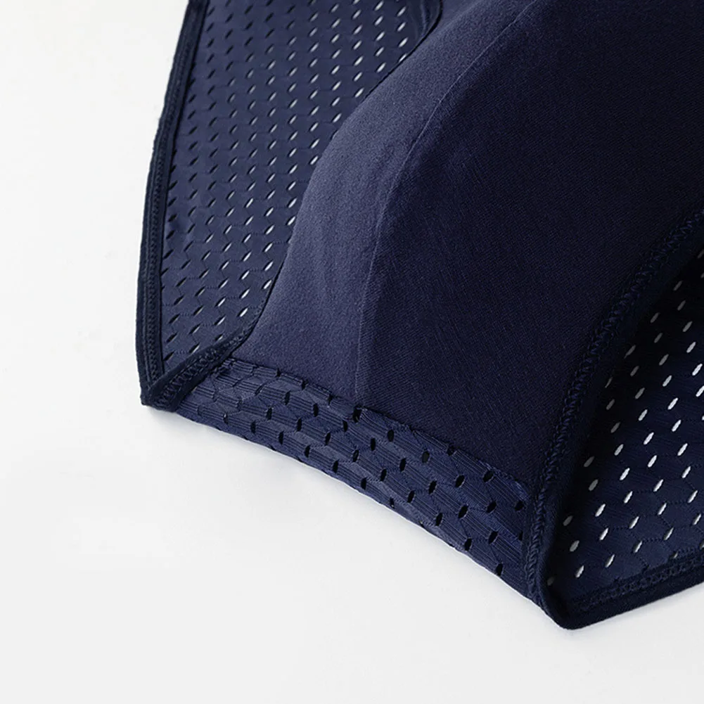 

Men Solid Color Mesh Ice Silk Soft Breathable Underwear Underpant Extreme Men's Panties Quick Dry Briefs Calcinha Men's Clothing