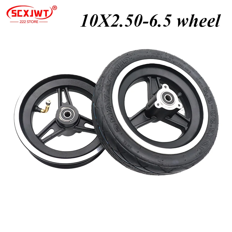 

10x2.50-6.5 Rear Wheel Assembly for INMOTION L9 Smart Electric Scooter Inflatable Rear Wheel Replace Parts