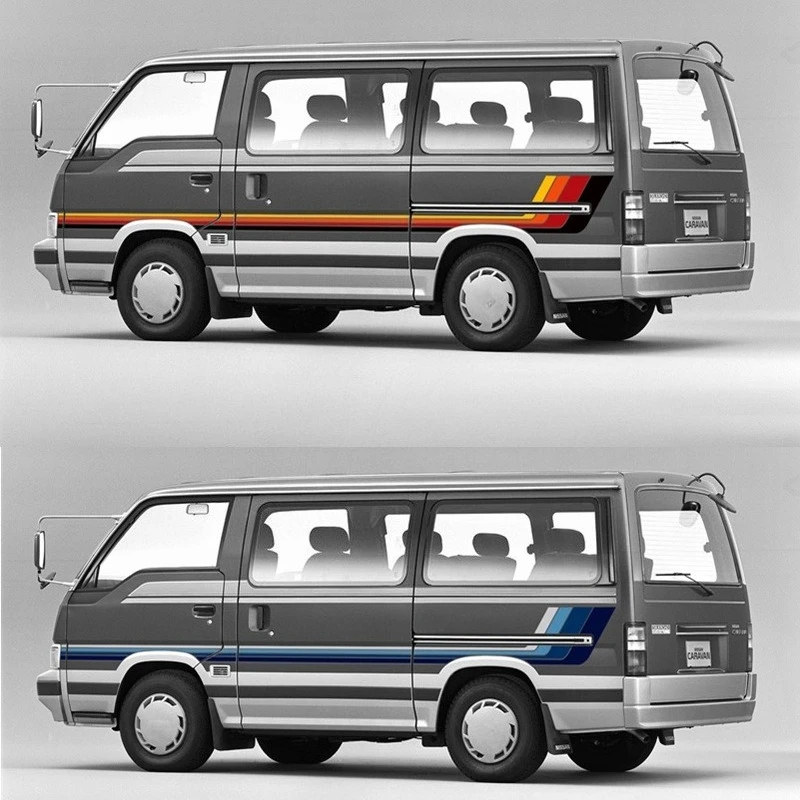 

Car Stickers SEATTLE BODY STRIPE DECAL For NISSAN URVAN / CARAVAN / HOMY (E24) modification customized sports Vinyl decals