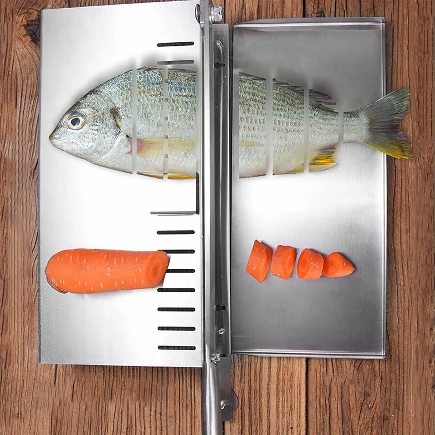 Multifunctional Stainless Steel Manual Meat Cutter Vegetable Cutter Non-slip Foot Pad Household Kitchen Food Processing