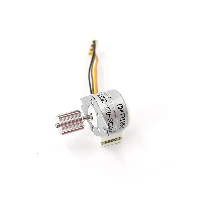 NMB PM15S Mini 15mm 2-Phases 4-Wires Stepper Motor with 12 Teeth Metal Gear 18 Degrees Micro Stepping Motor