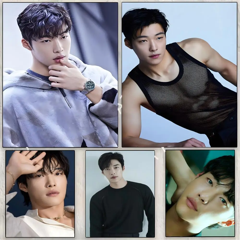 Woo Do-hwan Actor Performer Painting Calligraphy Canvas Print Wall Mural for Living Room Decor Gifts