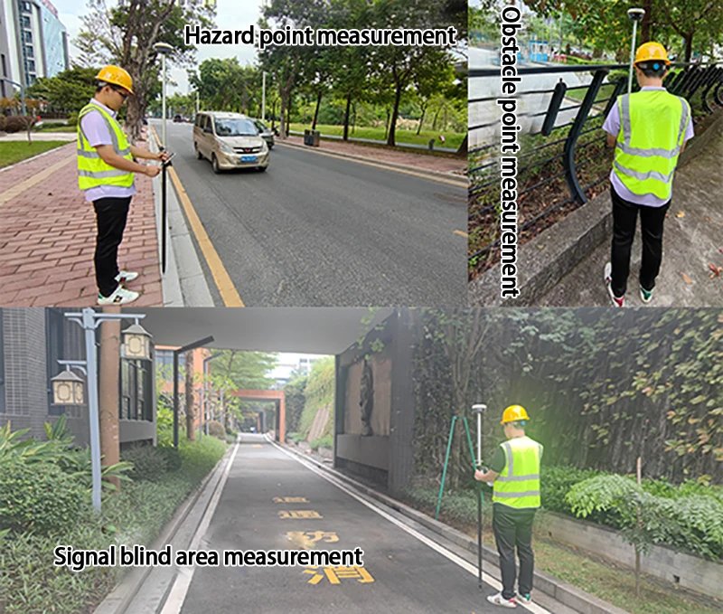 Kolida K50 conception compacte positionnement visuel standage modélisation 3D 1598 canaux Imu récepteur Gps équipement d'arpentage Gnss Rtk