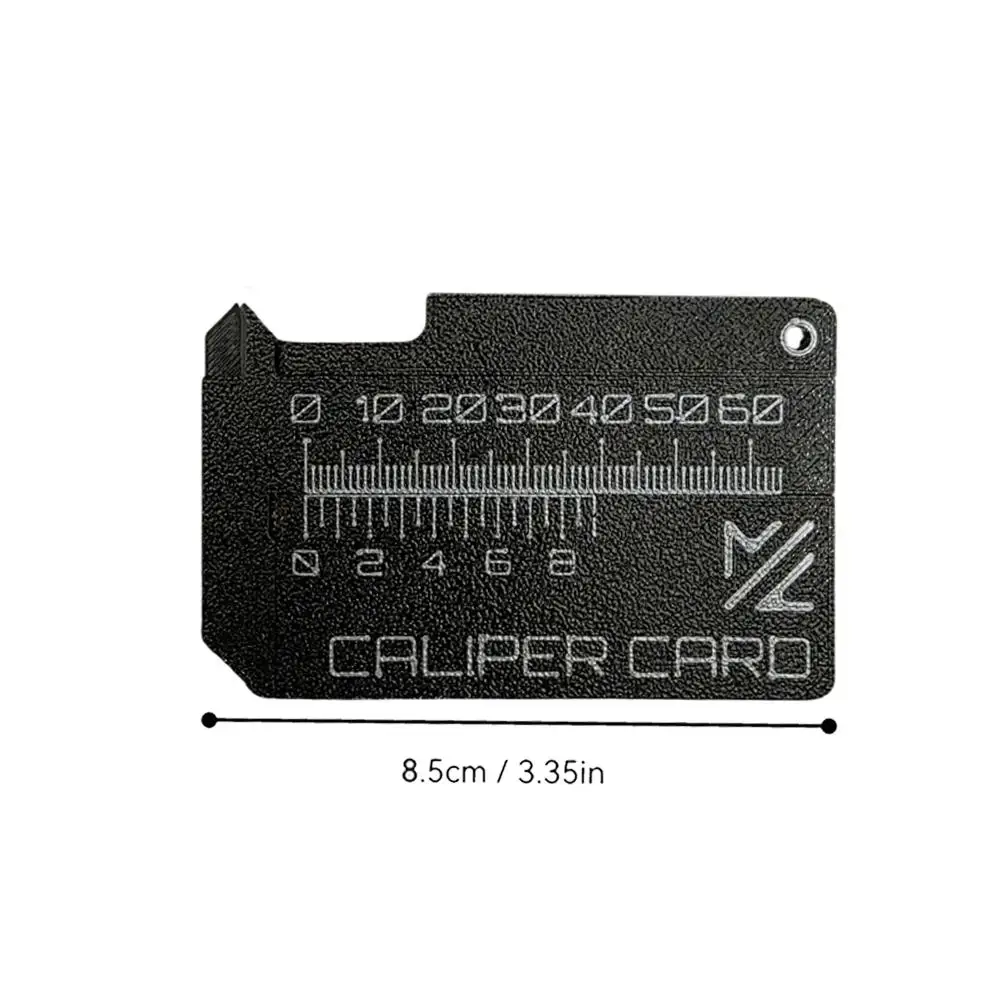 الورنية الصغيرة الفرجار الورنية الفرجار بطاقة المفاتيح ثلاثية الأبعاد الطباعة أداة قياس حاكم صغير سلسلة المفاتيح الفرجار المحمولة الصغيرة #6