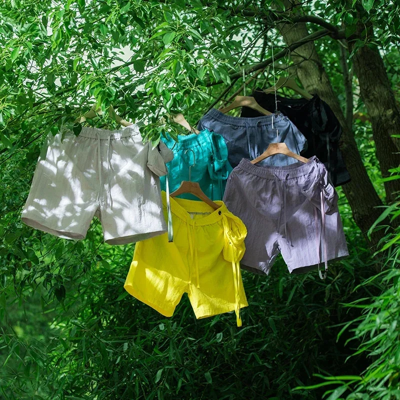 

2026 New Summer Men's Shorts Outdoor Loose Breathable Speed Drying Cycling Running Sports Pentagram Pants