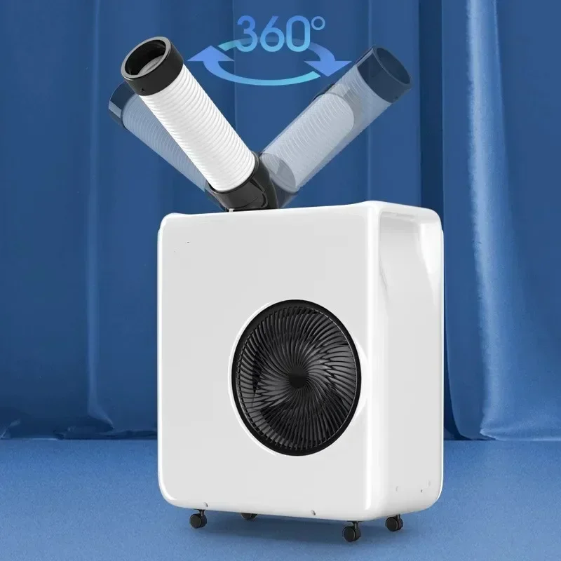 Portable industrial air conditioner/spot cooler for workstation cooling and kitchen temperature reduction;installation-free 220v