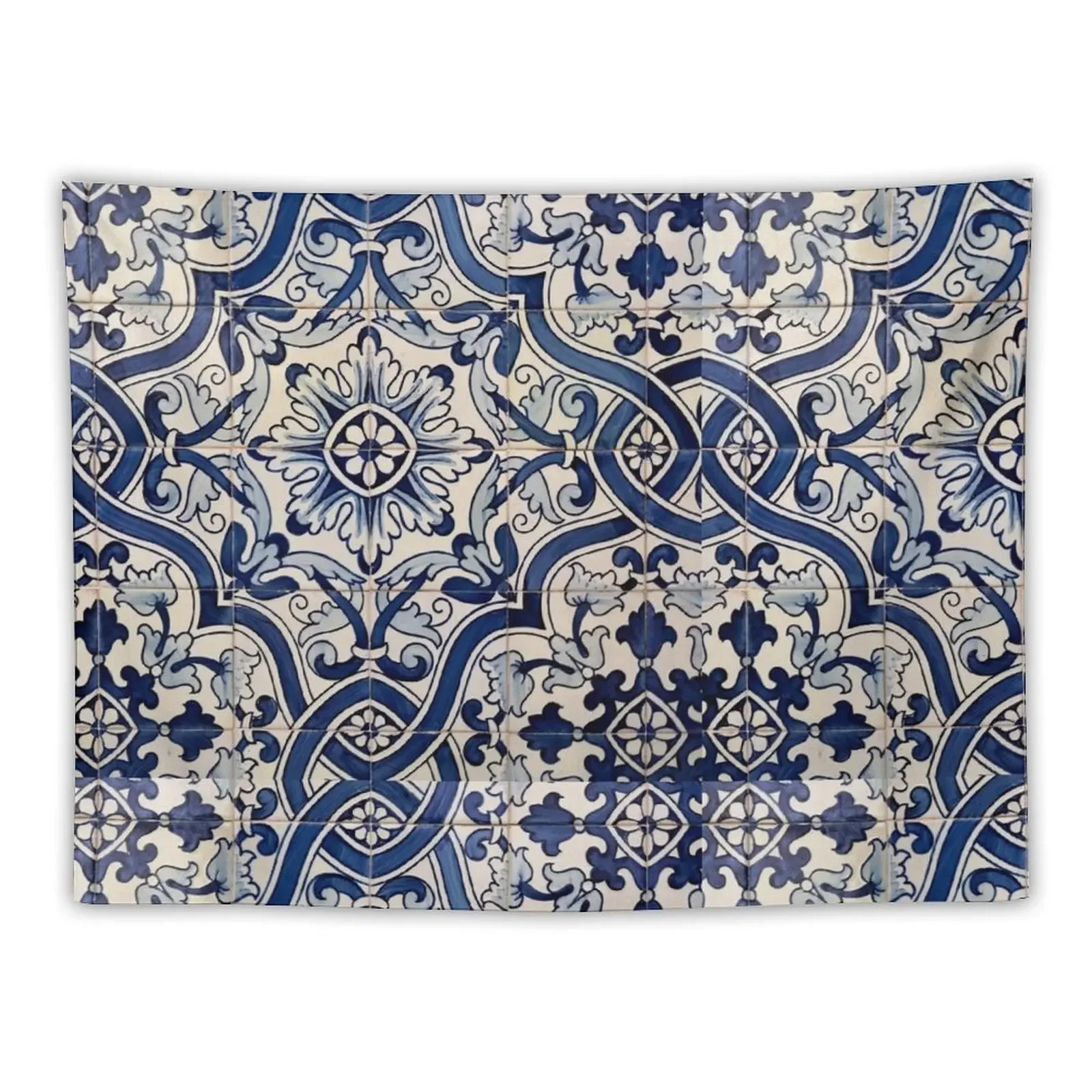 

Beautiful Blue Portuguese tile - Azulejo Tapestry Decorations For Room Decoration For Bedroom Tapestry