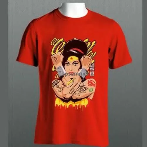 

Wonder Amy Winehouse T-Shirt S M L Xl 2Xl Jazz Blues Superheroine Reggae