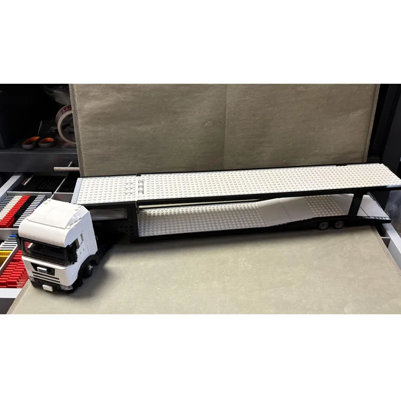 

MOC-207357 Cargo Flatbed Transport Truck Building Block Model, 1069 Parts, Creative Boys' Children's Birthday Toy Gift