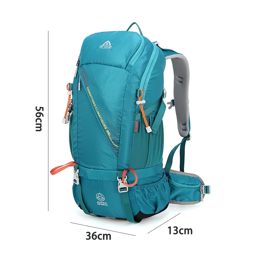 36L Hiking Backpack for Men and Women Frame Backpack for Hiking, Camping, Backpacking, with Rain Cover Outdoor Sports Rucksack