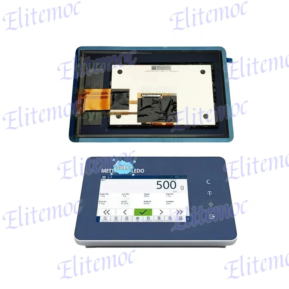 TDO-070F40124-V5 7.0 "بوصة شاشة الكريستال السائل مع شاشة تعمل باللمس ل Mettler Toledo Ind700 مؤشرات الوزن إصلاح أجزاء LMB5F40124