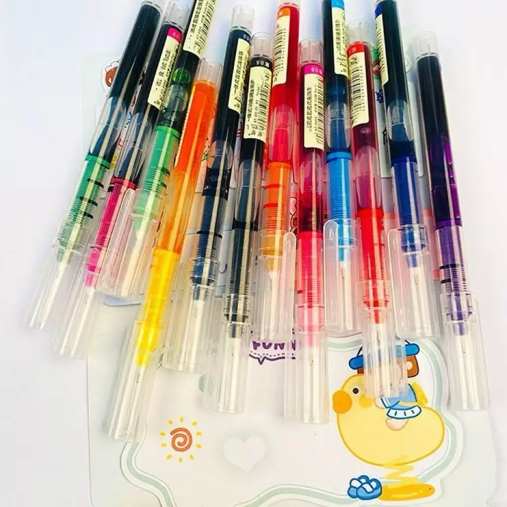 مجموعة أقلام جل سائلة مستقيمة مكونة من 13 لونًا - حبر نابض بالحياة لأجهزة الكمبيوتر المحمولة الطلابية والحرف اليدوية والمشروعات الفنية #5