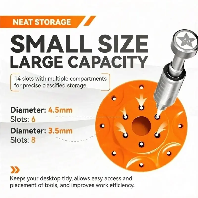 VELIF-For RS-360 Screwdriver Organizer, Ideal For Mobile Phone Repair, Desktop Tool For Storing Soldering Tips And Parts Storage