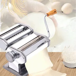 Manual Noodle Machine Split Two-knife Noodle Machine Household Dough Press Kitchen Noodle Rolling Machine Noodle Cutter