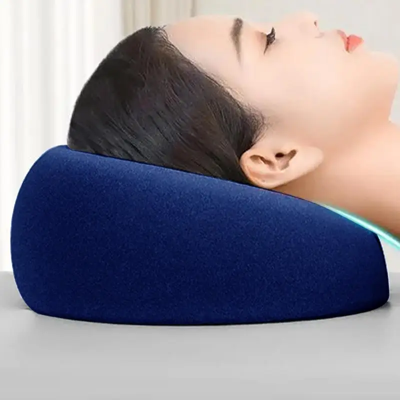 Lying Down Pillow Memory Pillow Massage Face Cradle Cushion Travel Neck Pillows Face down Pillow for Body Massage Headrest