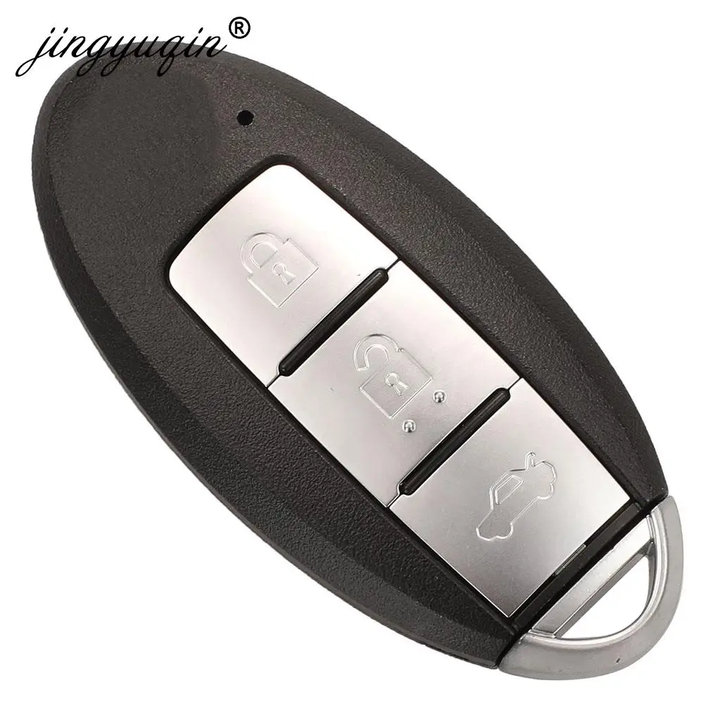 jingyuqin S180144501 KR5TXN1 Car Keyless Smart Remote Key 3BTN for Nissan Altima Teana Sylphy 2019+ 433Mhz 4A HITAG AES Chip Fob