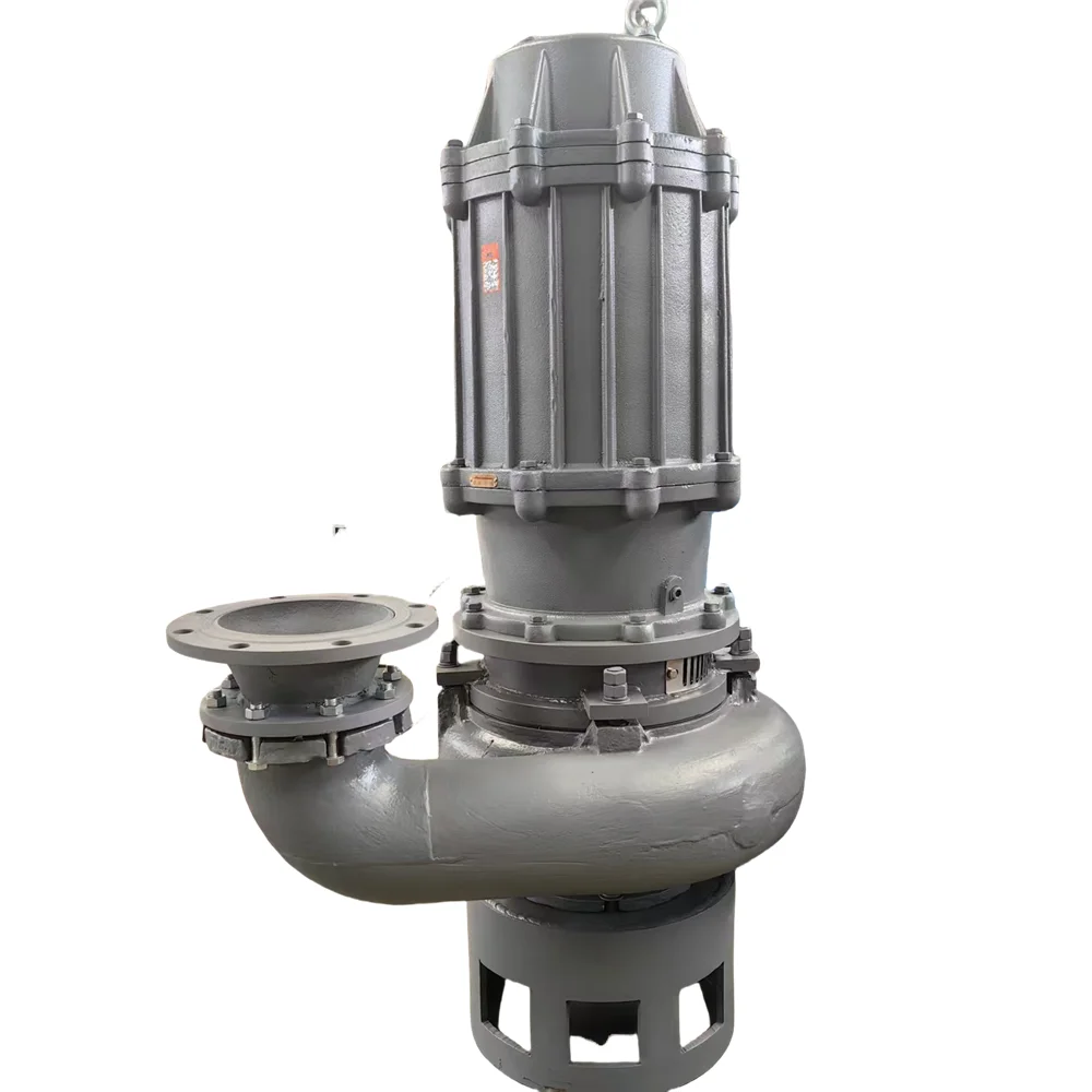 Dompelbare baggerpomp met snijblad voor het zuigen van sludge-rioolwaterzand