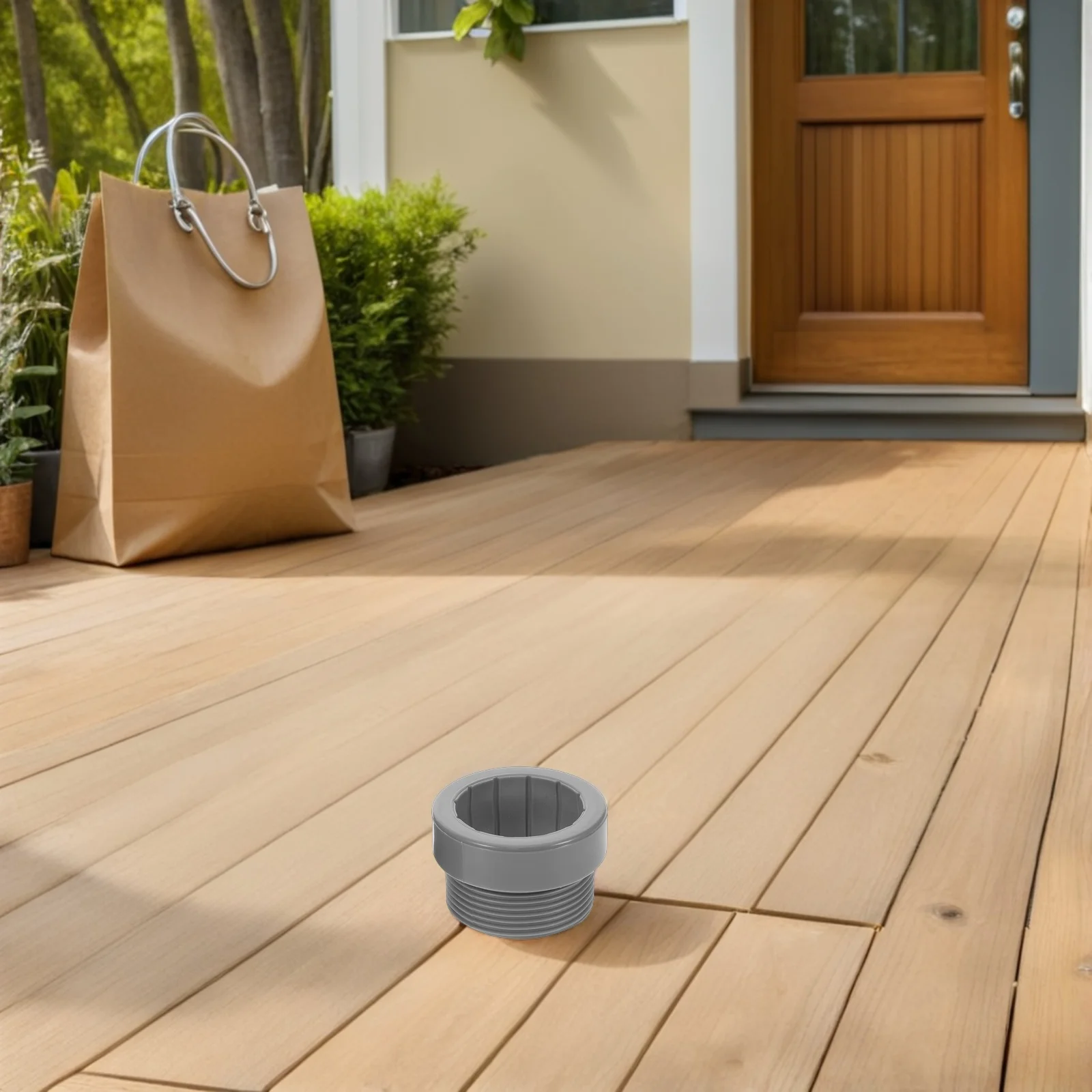 

4pcs Pool Umbrella Stabilizer Adapter: Threaded Sleeve For Anti-Wind Wobble Prevention Universal Replacement Part