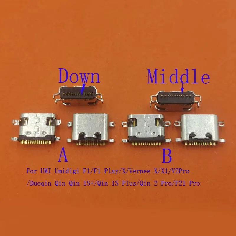 2-50-шт-зарядные-устройства-type-c-разъемы-usb-для-umidigi-f1-play-vernee-x-x1-v2-duoqin-duo-qin-f21-2-pro-1s-1s-plus