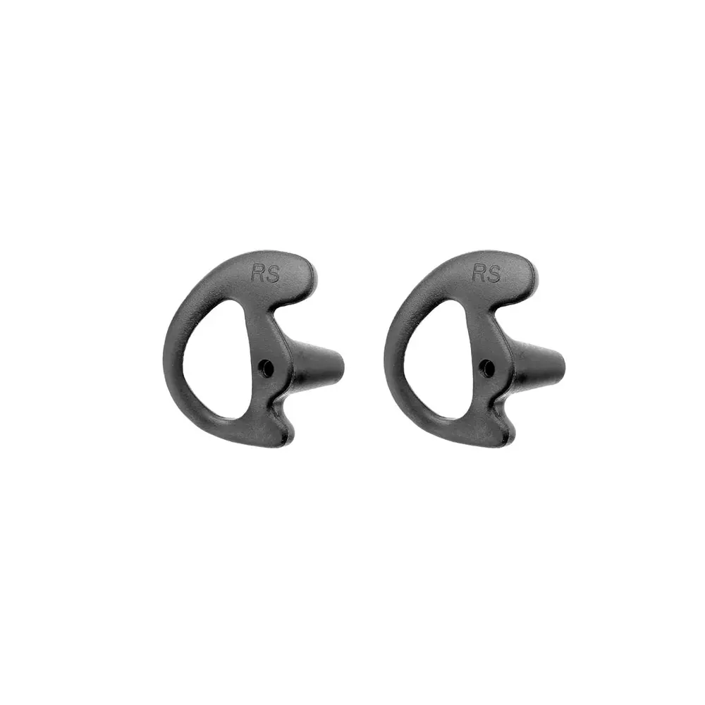 2pcs Two Way Radio Ear Mold Replacement Soft Silicone Ear Insert for Acoustic Coil Tube Earpiece Transparent Earmold Earbud