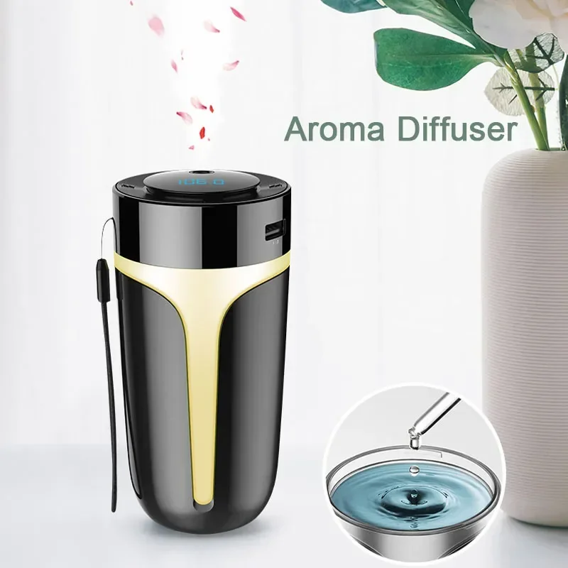 Neuwagen Luftbe feuchter Bluetooth 5,0 sq mp3 Aroma therapie Diffusor Ultraschall ätherisches Öl Aroma Diffusor mit LED Nachtlicht