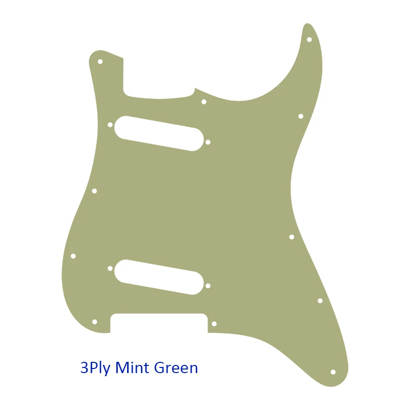 For Fender Strat 11 Holes single Single Guitar PICKGUARD American &Mexican Standard (Single Bridge,Single Neck)