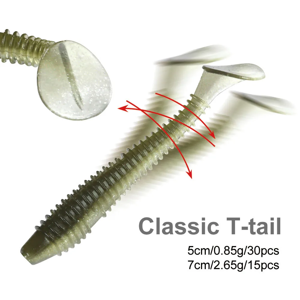 HappyJack 70mm 2.3inch 50mm 1.6inch Wobbler Soft Artificial Fishing Lure Paddle Tail Swimbait Fat Swing Impact Softbait