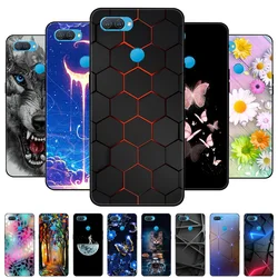 For OPPO A12 Case Flower Protective Back Cover For OPPO A12 CPH2083 CPH2077 astronaut Soft Silicone Phone Fundas A 12 Bumper