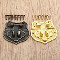 1pc 40*40mm Box Latch Clasp Zinc Alloy Box Suitcase Buckle Clasp Padlock Furniture Hardware