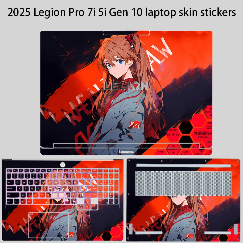 

For 2025 Legion 7i Gen 10 9 laptop skin sticker Legion 7 16IAX10 computer body protective film shell film Legion 7 16IRX9 2024