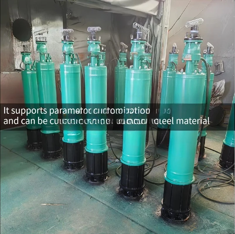 Bomba Submersível Elétrica de Sucção de Lodo e Água para Piscina de 1.5, 2, 3, 4 e 6 Polegadas com Peças de Reposição