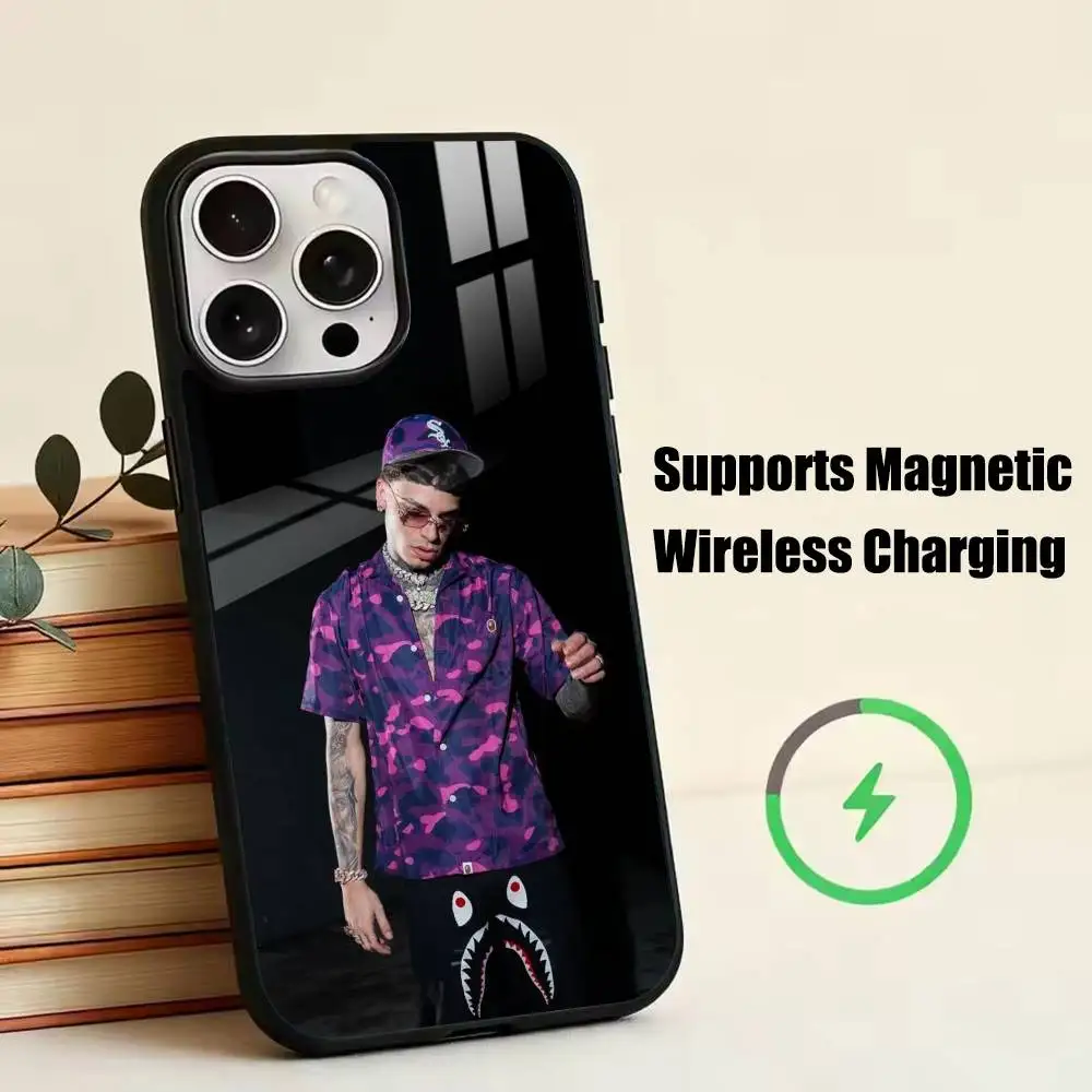 L-Luar La L Cool R-Rapper  Phone Case For iPhone17,16,15,14,13,12,11 Plus,Pro Compatible with magnetic wireless charging Gift