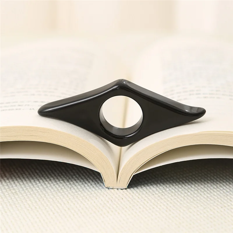 AEE7-5Pcs Book Page Holder, Handmade Thumb Book Page Holder Reading Accessories Ring Book Opener Bookmark For Book Lovers