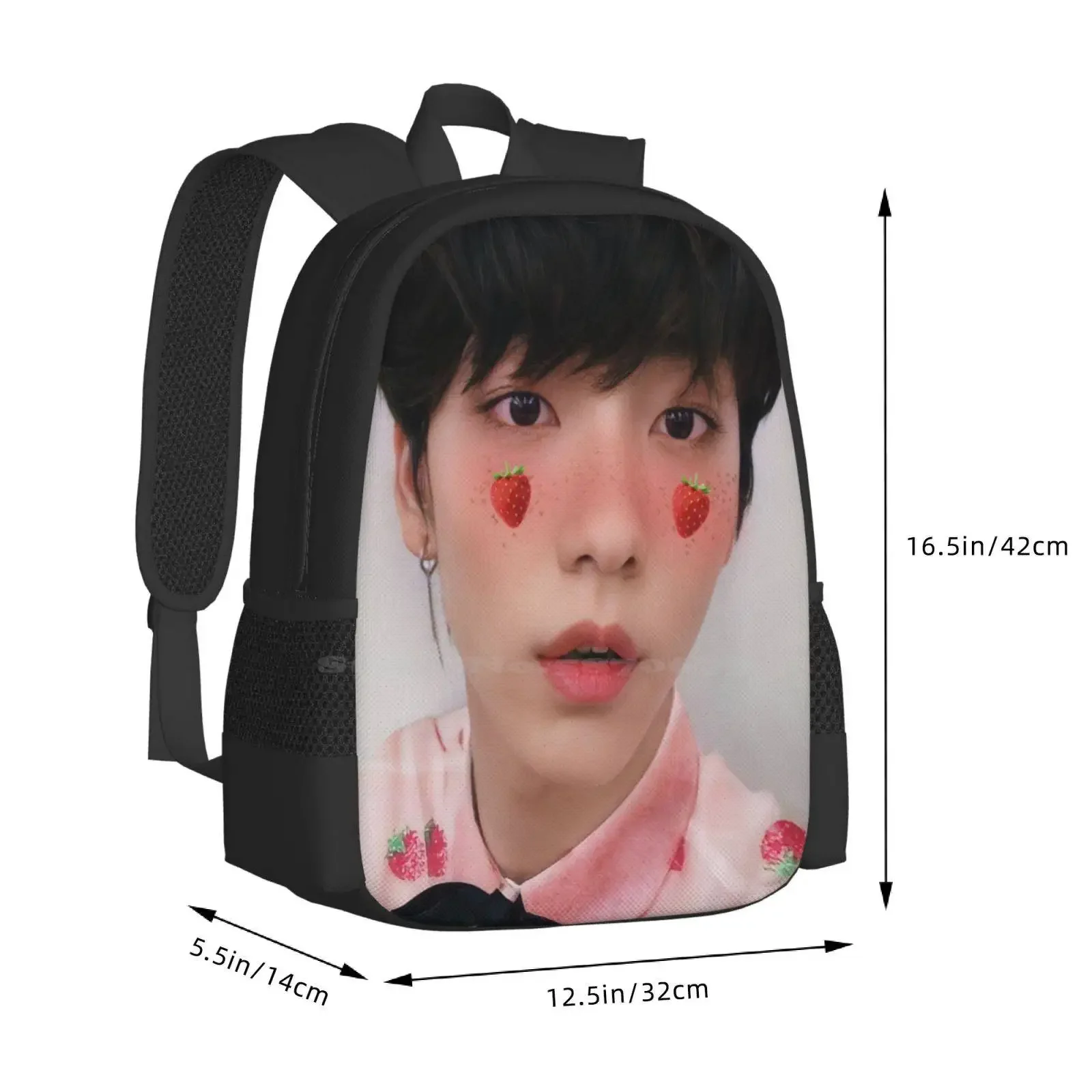 Txt Soobin [Txt Vol.Eight] رائجة البيع حقيبة مدرسية على ظهره حقائب الموضة Txt Blue Hour Kpop Txt Taehyun Txt Beomgyu Txt Soobin Txt